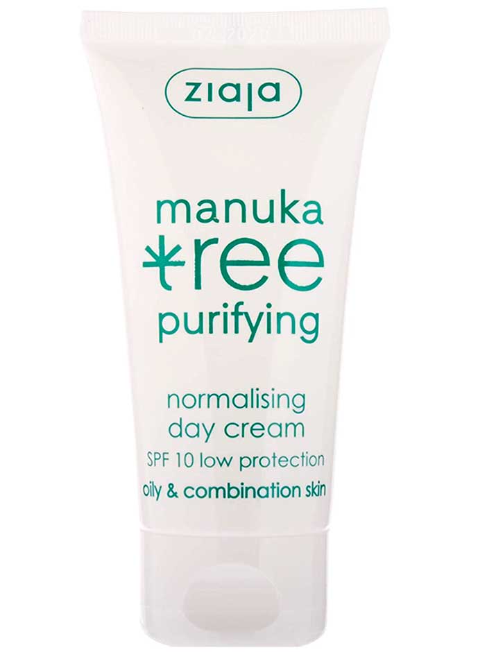 Gel de limpieza facial con extracto de hojas de manuka y zinc Ziaja Manuka  Tree Peeling Gel
